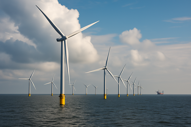 Foto Offshore-Windkraft galt lange als Hoffnungstr�ger der deutschen Energiewende. Gigantische Windparks auf hoher See sollten gro�e Mengen sauberen Stroms liefern und Deutschland unabh�ngiger von fossilen Energien machen. Doch aktuell steckt die Branche in einer tiefen Krise: Baukosten explodieren, Investitionen bleiben aus, Strompreise sinken und die Abh�ngigkeit von Technik aus China sorgt f�r Unsicherheit. F�r die Energiewende insgesamt, aber auch f�r Regionen wie Biberach, die auf stabile Energiepreise und Versorgungssicherheit angewiesen sind, hat das weitreichende Folgen.<br>