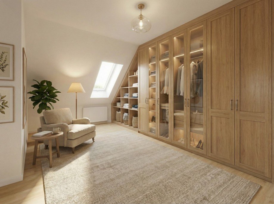 Einrichtungsvorschlag Ankleide Reiheneckhaus Memmingen