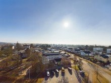 Aussicht **Nach einer Woche verkauft!** �ber den D�chern von Laupheim! Moderne 3-Zimmer-Wohnung mit sonnigem Balkon und Garage!