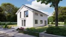Unverbindliche Illustration GRUNDST�CK INKLUSIVE! Familientraum - Freistehendes Neubau-Einfamilienhaus in KfW 40 QNG Bauweise!