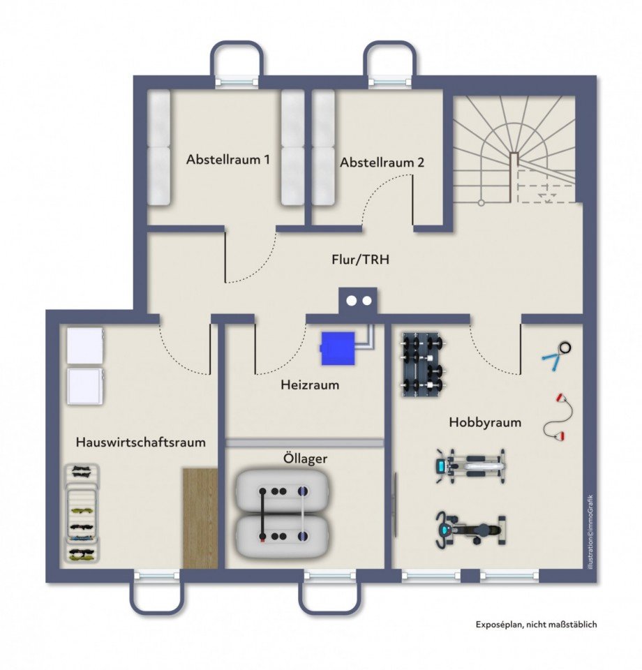 Untergeschoss Zweifamilienhaus Rottenacker