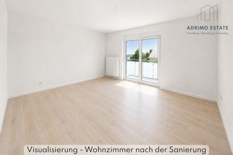 Visualisierung Wohn- und Essbereich Biberach Etagenwohnung Hier entsteht Ihr neues Zuhause: 4-Zimmer-Wohnung mit Balkon & Garage in Biberach!