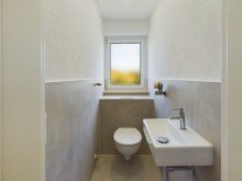 WC **Nach drei Wochen verkauft!** Attraktive 3-Zimmer-Wohnung mit Tageslichtbad und Balkon sowie Einzelgarage in Biberach!