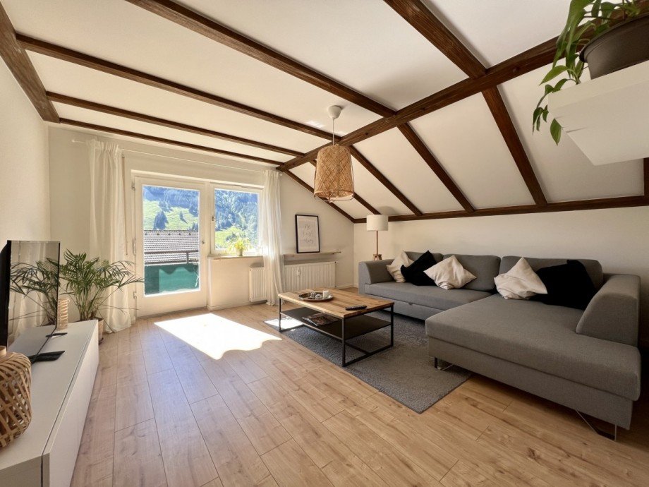 Wohnbereich Dachgeschosswohnung Bad Hindelang
