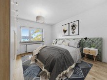 Einrichtungsvorschlag Schlafbereich **Nach einer Woche verkauft!** Attraktive 2-Zimmer-Wohnung mit sonnigem Balkon in ruhiger und zentrumsnaher Lage von Laupheim!