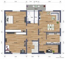 Grundriss.jpg **Nach 12 Wochen verkauft!** Attraktive 4 1/2-Zimmer-Wohnung in ruhiger Lage und Garage inklusive!