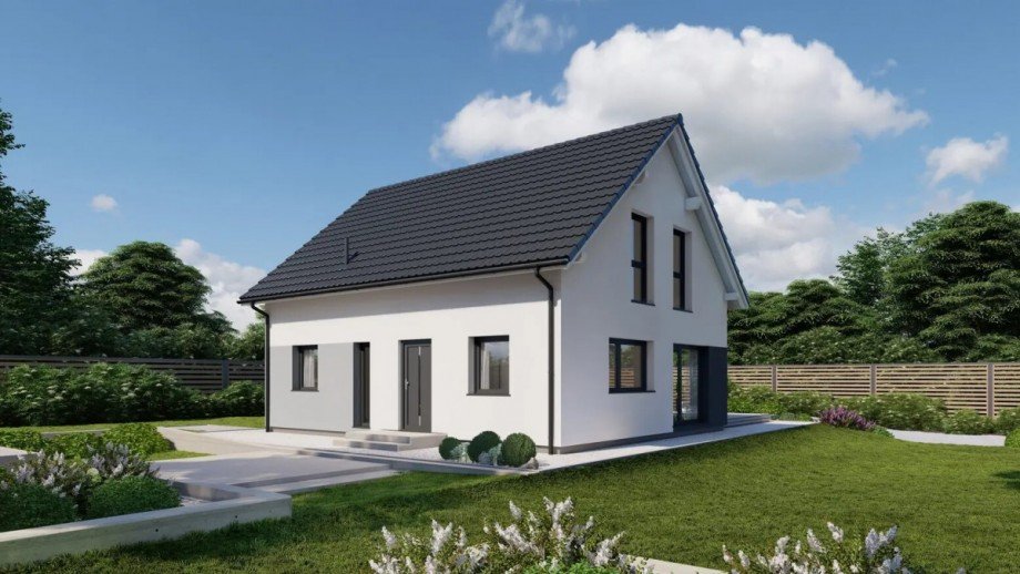 Illustration Ansicht Point 141.1 Wohngrundst�ck Schn�rpflingen / Ammerstetten