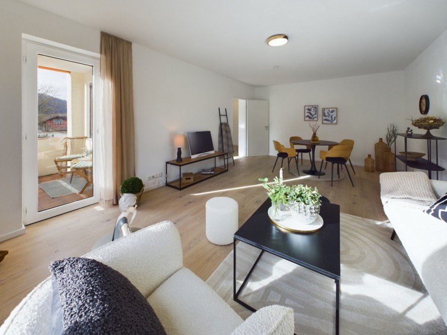 Wohn- und Essbereich Etagenwohnung Blaubeuren