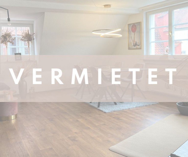 Wohn- Essbereich Biberach Dachgeschosswohnung **Nach zwei Wochen vermietet!** Urban Wohnen! Attraktive 3-Zimmer-Wohnung im Herzen von Biberach mit Altbauflair!