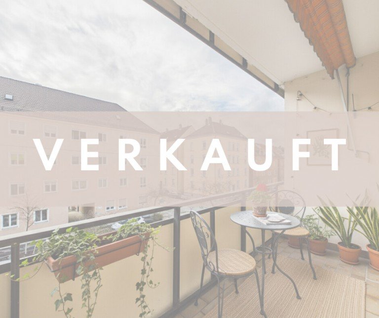 Verkauft Neu-Ulm Etagenwohnung Urban wohnen! Moderne 3-Zimmer-Wohnung mit sonnigem Balkon in der Neu-Ulmer Innenstadt!