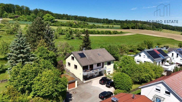 Luftbild (4) Riedlingen / Pflummern Einfamilienhaus Platz f�r Generationen - Familienhaus mit Einliegerwohnung, Garten und viel Potenzial in Pflummern!