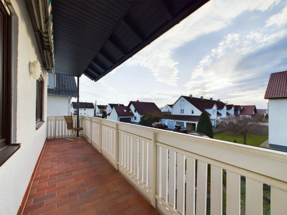 Obergeschoss_Balkon Etagenwohnung Bellenberg