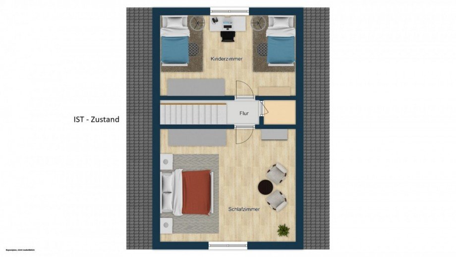 Dachgeschoss Einfamilienhaus Gr�nkraut