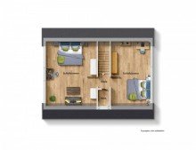 Grundriss DG Ein Zuhause mit Freiraum - Einfamilienhaus mit Einliegerwohnung in Gr�nkraut!