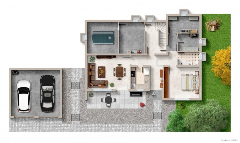 Grundriss UG Einfamilienhaus Riedlingen / Pflummern
