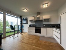 Koch- und Essbereich **Nach zwei Wochen vermietet!** M�blierte 2 Zimmer Wohnung mit sonnigem Balkon und TG-Stellplatz im Talfeld-S�d!