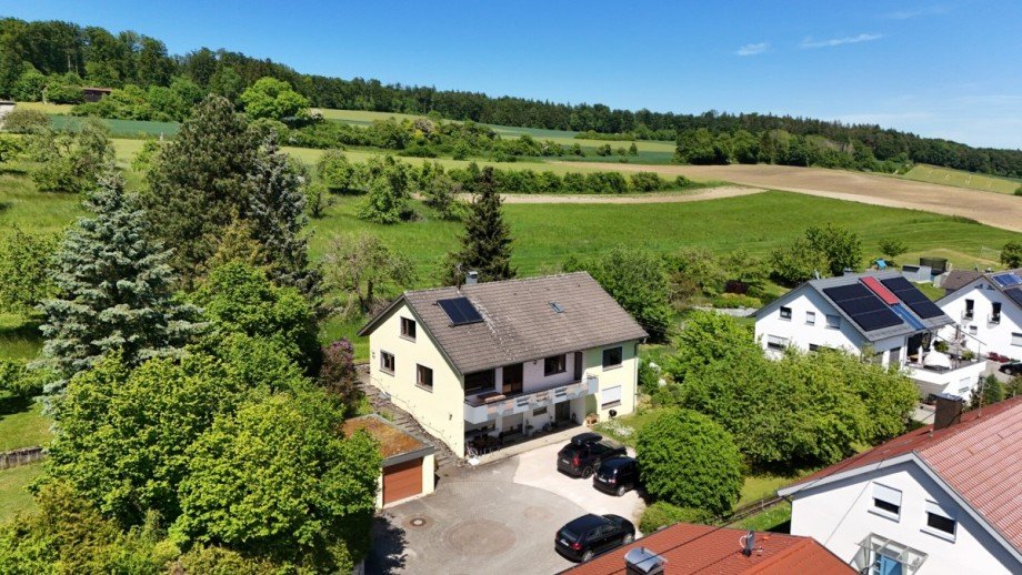 Luftbild (4) Einfamilienhaus Riedlingen / Pflummern
