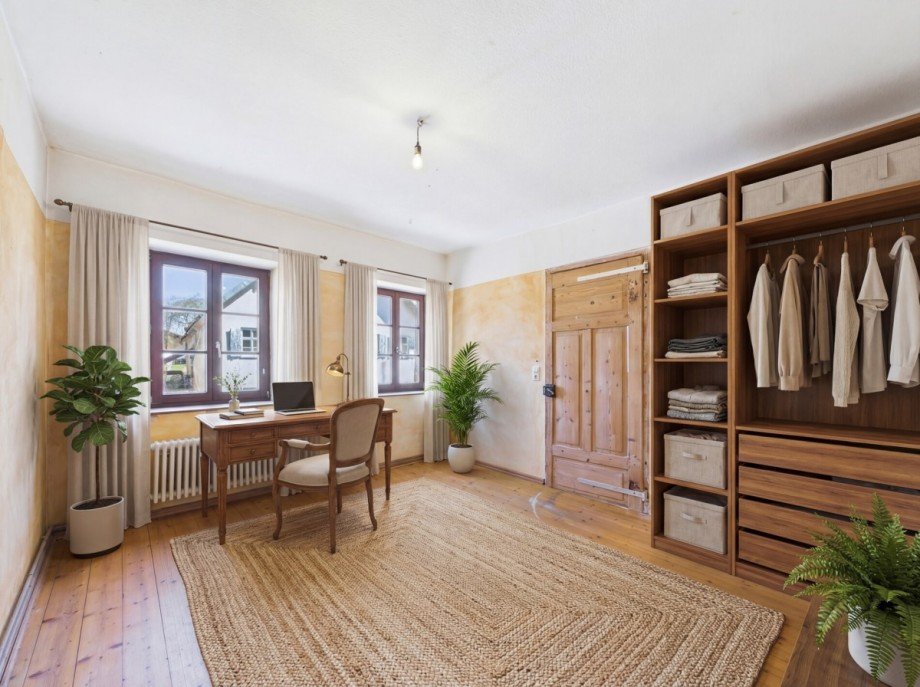 Gestaltungsvorschlag Ankleide:B�ro Einfamilienhaus Kettershausen / Zaiertshofen