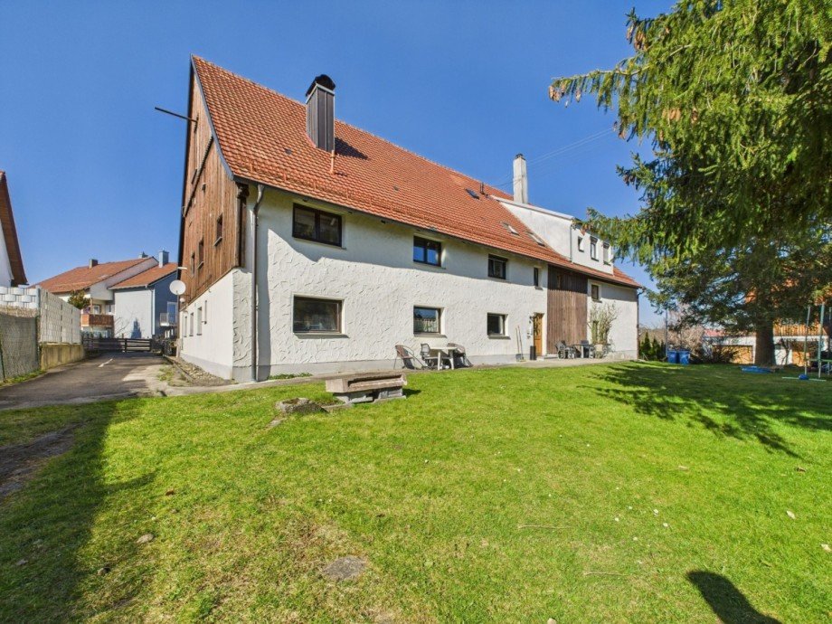 Ansicht Geb�ude Maisonettewohnung Memmingen / Amendingen