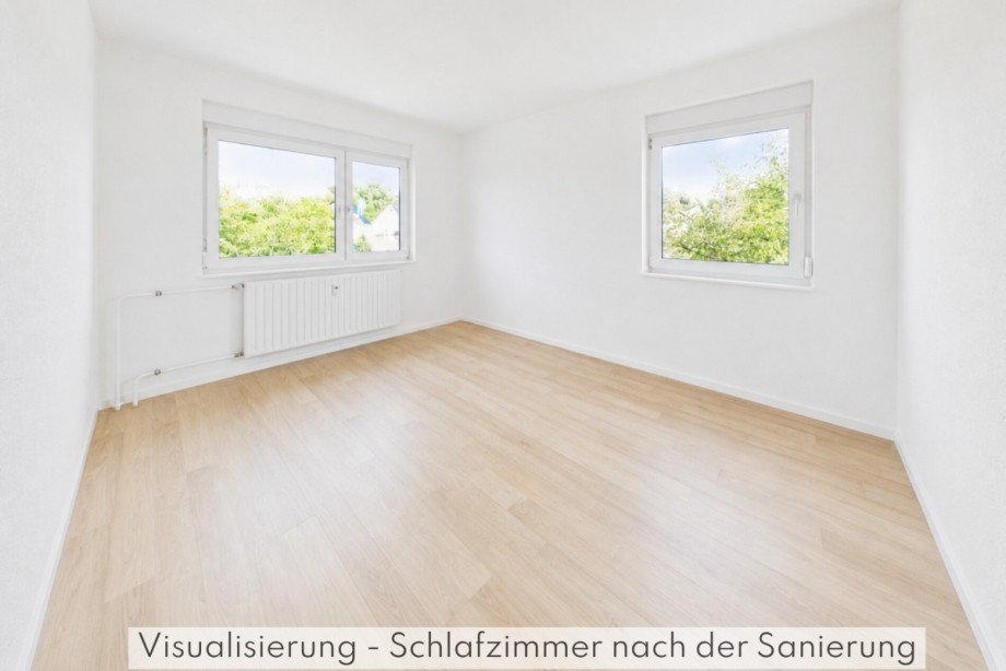 Visualisierung Schlafzimmer Etagenwohnung Biberach