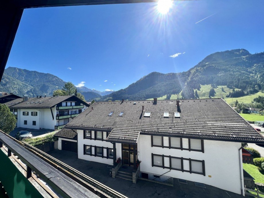Aussicht Dachgeschosswohnung Bad Hindelang