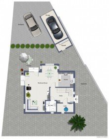 Grundriss EG **Nach 6 Wochen verkauft!** Attraktives Einfamilienhaus zum sofort beziehen in ruhiger Lage von Witzighausen!