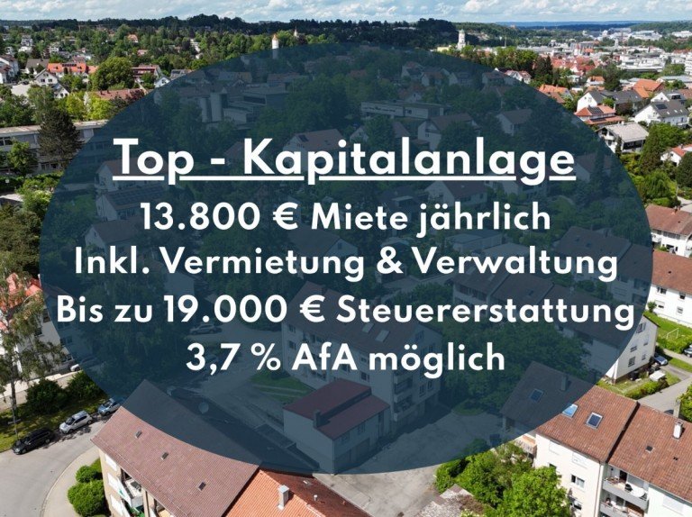 Titelbild Biberach an der Ri� Etagenwohnung Attraktive Kapitalanlage mit stabilem Mietniveau und steuerlichen Vorteilen!