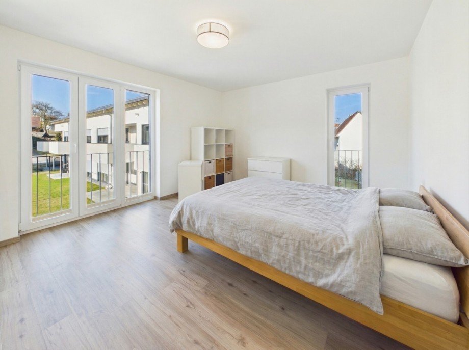 Schlafzimmer Etagenwohnung Mittelbiberach