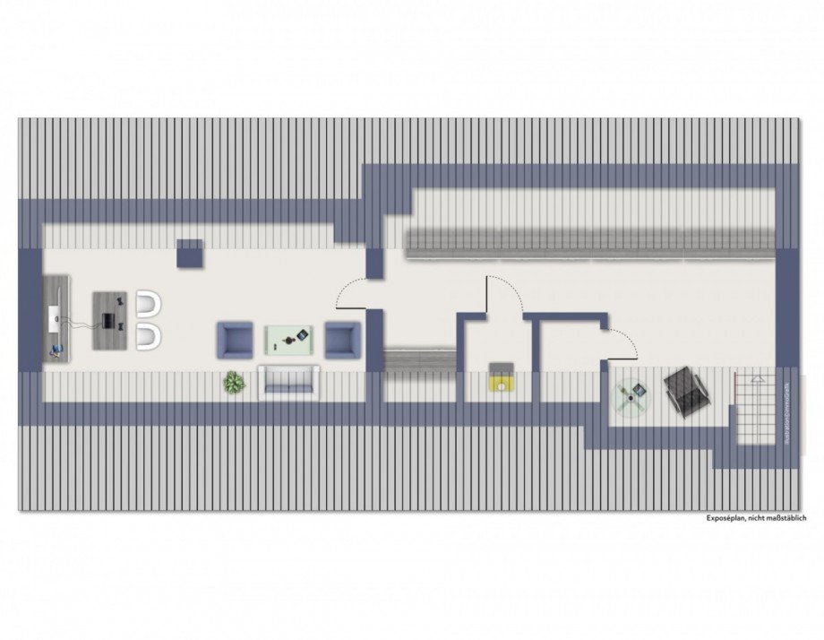 Grundriss DG Etagenwohnung Neu-Ulm