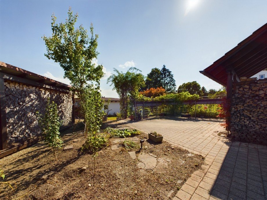 Ansicht Terrasse Zweifamilienhaus Altenstadt