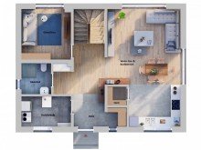 Grundriss EG **Verkauft**Freistehendes Neubau-Einfamilienhaus in KfW-40 Bauweise in Illertissen-Au!