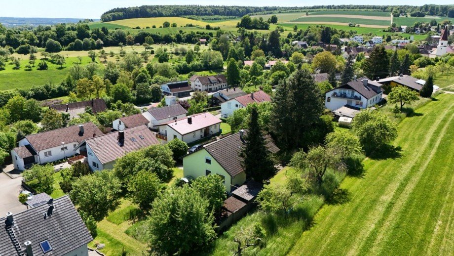 Luftbild (2) Einfamilienhaus Riedlingen / Pflummern