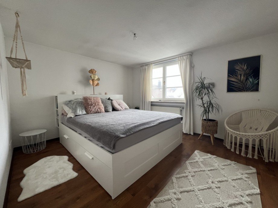 Schlafzimmer Dachgeschosswohnung Biberach