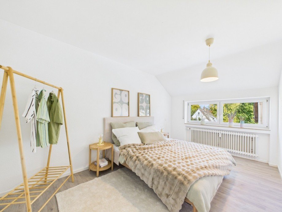 Schlafzimmer Dachgeschosswohnung Senden