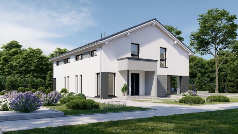 Ansicht Doppelhaush�lfte Gablingen
