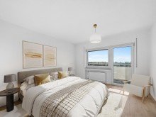 Schlafbereich Einrichtungsbeispiel **Nach einer Woche verkauft!** �ber den D�chern von Laupheim! Moderne 3-Zimmer-Wohnung mit sonnigem Balkon und Garage!