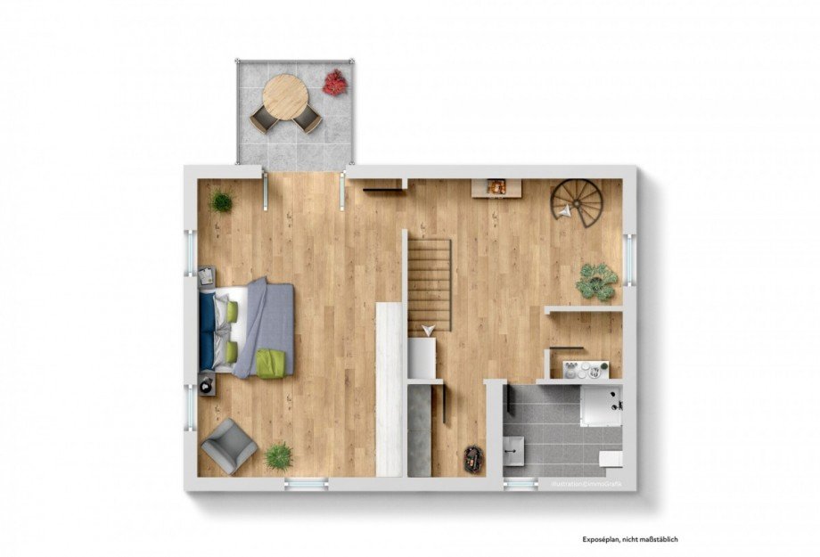 Obgergeschoss Einfamilienhaus Gr�nkraut