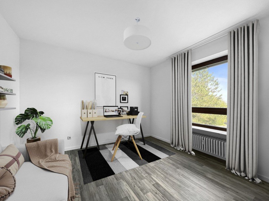 Einrichtungsvorschlag B�ro Etagenwohnung Memmingen