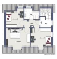 Dachgeschoss **Verkauft**Kapitalanleger aufgepasst! Renditestarkes Zweifamilienhaus in einer Zukunftsregion - Provisionsfrei!