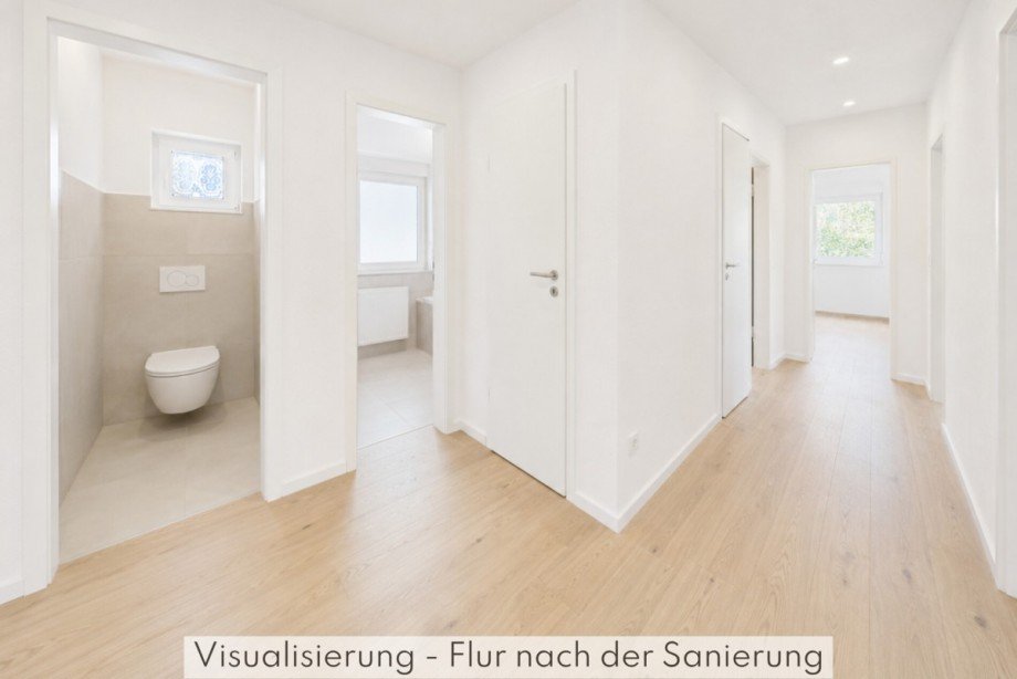 Visualisierung Flur Etagenwohnung Biberach