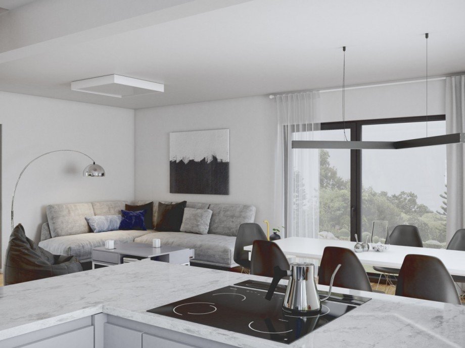 Unverbindliche Illustration Einfamilienhaus Boos