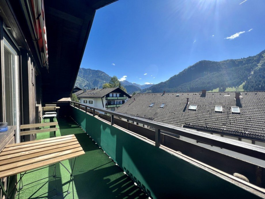 Balkon Dachgeschosswohnung Bad Hindelang