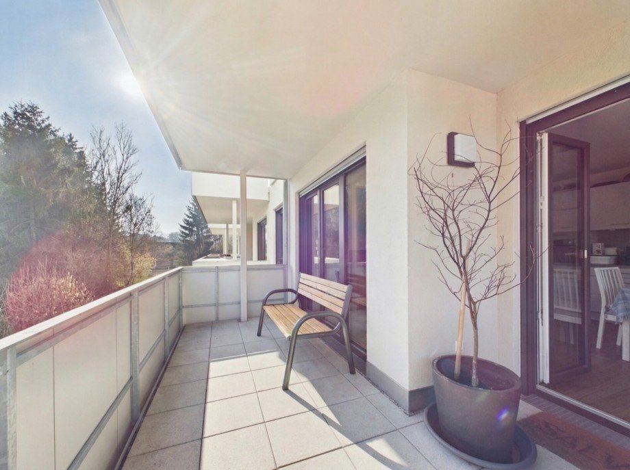 Balkon 1 Etagenwohnung Mittelbiberach