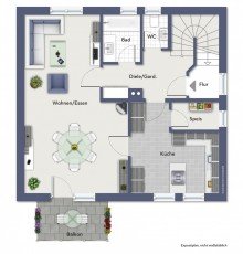 Obergeschoss **Verkauft**Kapitalanleger aufgepasst! Renditestarkes Zweifamilienhaus in einer Zukunftsregion - Provisionsfrei!