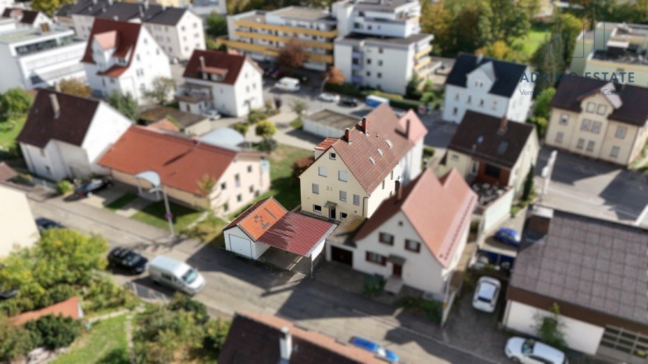 Luftbild Zweifamilienhaus Biberach an der Ri�