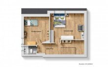 Dachgeschoss **Nach zwei Wochen verkauft!** Gem�tliche 3,5-Zimmer-Maisonette-Wohnung mit romantischen Kamin!