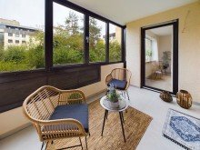 Loggia **Nach vier Wochen verkauft!** Traumhafte 3-Zimmer-Wohnung mit verglaster Loggia in ruhiger und zentraler Lage von Biberach!