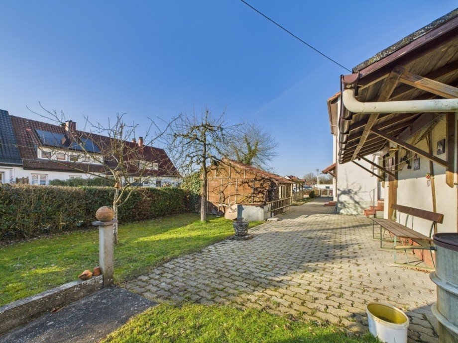 Garten Doppelhaush�lfte Biberach an der Ri�