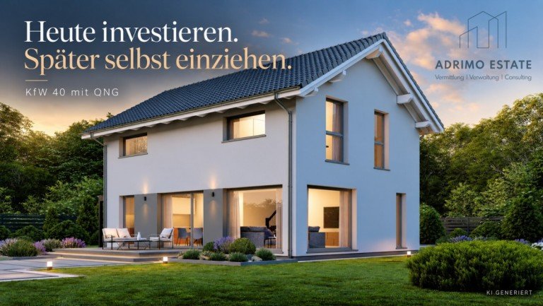 Au�envisualisierung Ochsenhausen Einfamilienhaus Erst vermieten. Steuern sparen. Sp�ter selbst einziehen - KfW 40 + QNG