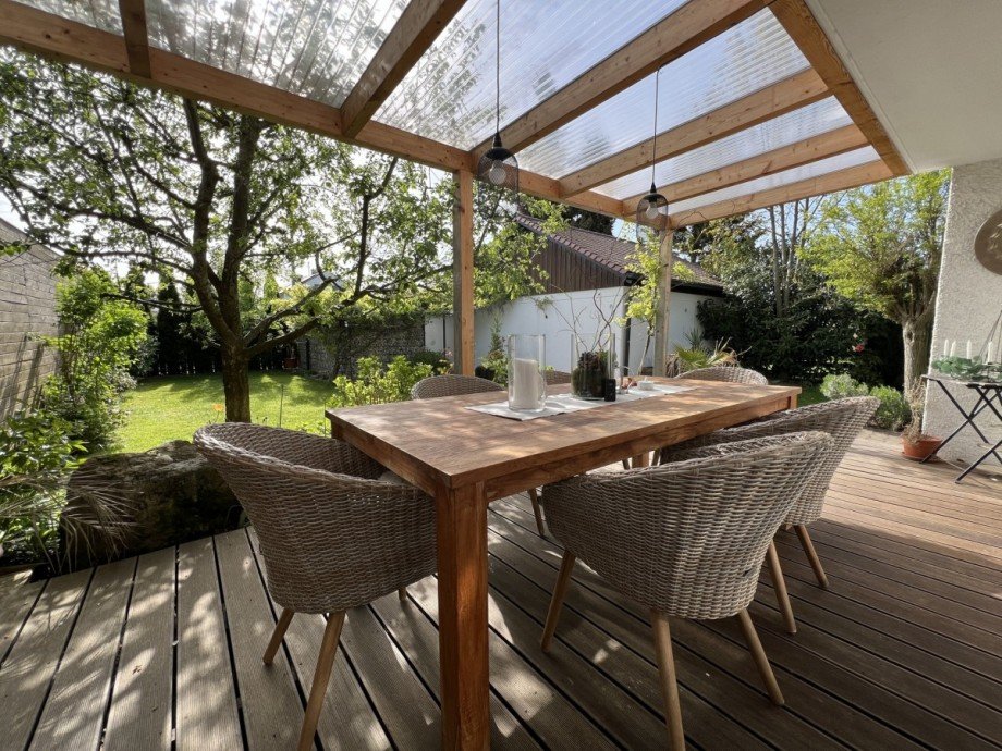 Terrasse Doppelhaush�lfte Babenhausen